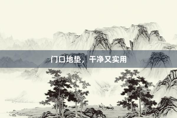 门口地垫，干净又实用